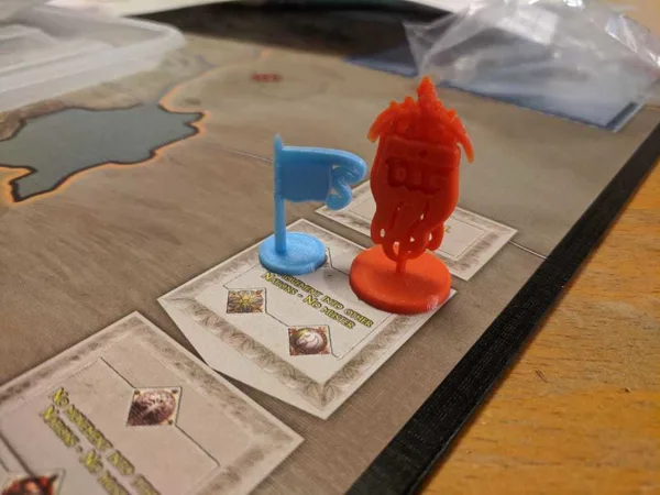 War of the Ring army box and political track markers