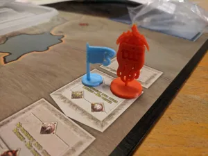 War of the Ring army box and political track markers