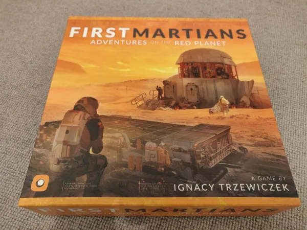 First Martians - Adventures on the Red Planet - game insert for 2nd printing