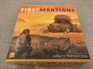 First Martians - Adventures on the Red Planet - game insert for 2nd printing