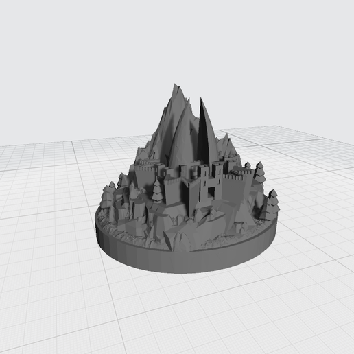 Angmer Orc stronghold, compatible with War of the Ring board game