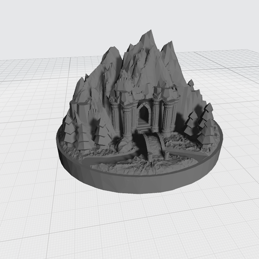 Elven entrance in Mountain compatible with War of the Ring board game