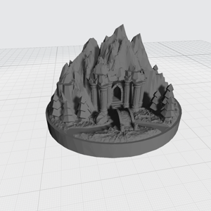 Elven entrance in Mountain compatible with War of the Ring board game