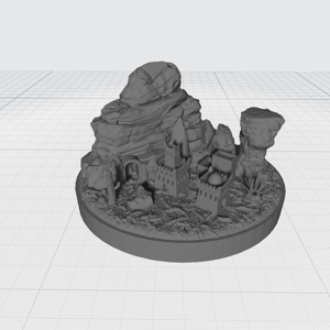 Small desert village detailed miniature compatible with War of the Ring board game