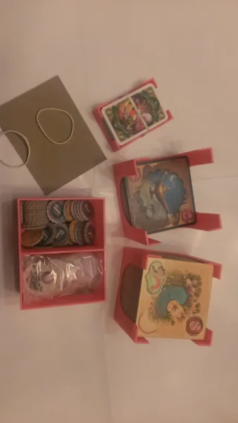 Five Tribes Tile and Djinn tray, storage