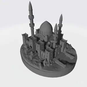Southlander City detailed miniature compatible with War of the Ring board game