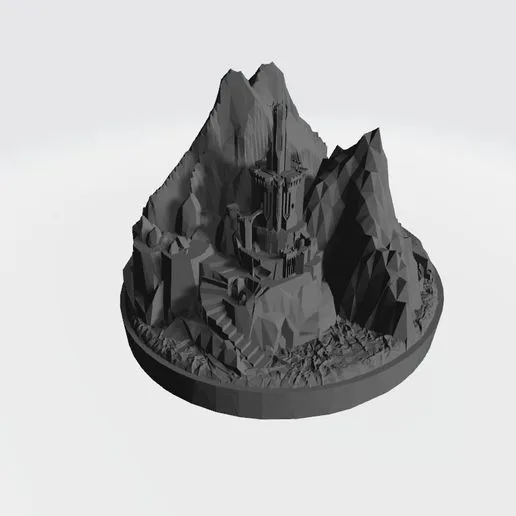 Abandoned ord castle detailed miniature compatible with War of the Ring board game