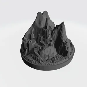 Abandoned ord castle detailed miniature compatible with War of the Ring board game