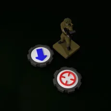 Command Tokens for use with Memoir 44