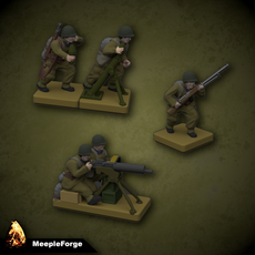 WW2 Infantry Polish SWA Units 15mm Scale (compatible with Memoir 44)