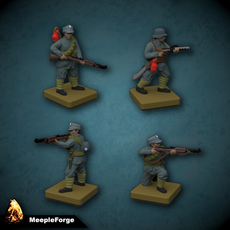 WW2 Infantry Chinese NRA Core (Ideal for Memoir 44 Board Game)