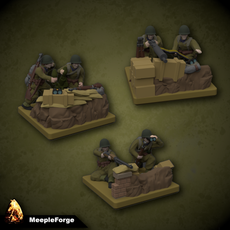 WW2 Infantry Polish SWA Emplacements 15mm Scale (compatible with Memoir 44)