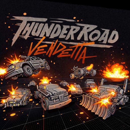 Thunder Road Vendetta - BIG UPGRAD Pack voitures et token - Gaslands