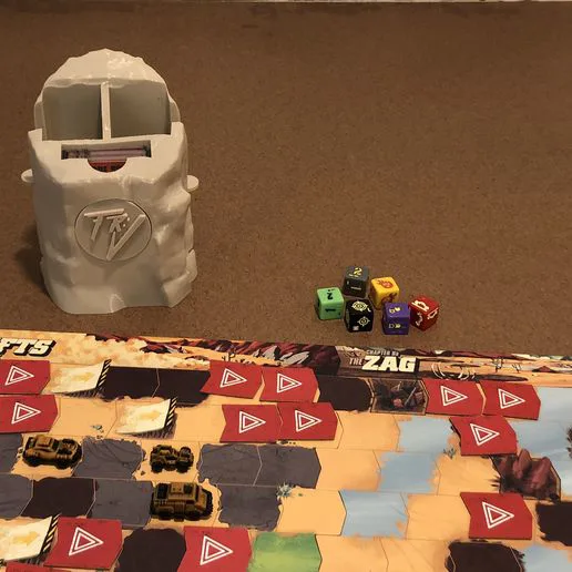 Compact Hazard and Damage holder for Thunder Road: Vendetta