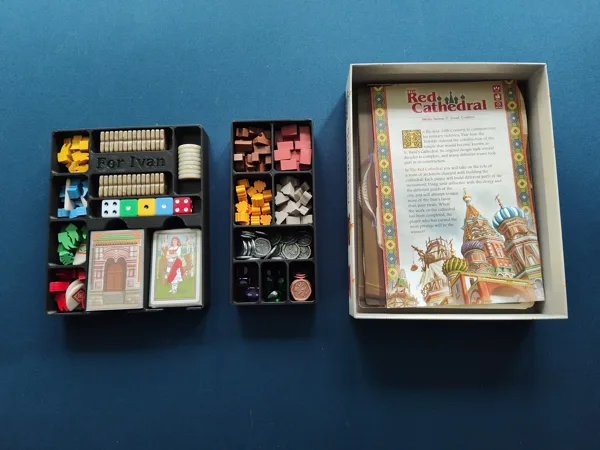The Red Cathedral Board Game Insert Organizer