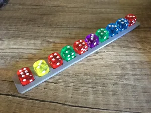 Sagrada Dice Holder / Round Indicator Counter 1-10