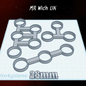 28mm 1 Inch Space ,Base Movement