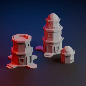 Sci Fi Space Base Building