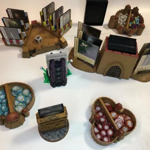Card and Token Holder Set for Return to Dark Tower by Restoration Games
