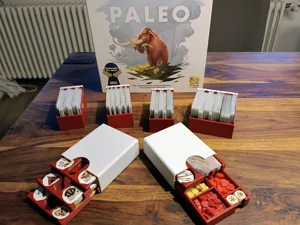 Paleo board game organizer + expansion + modules
