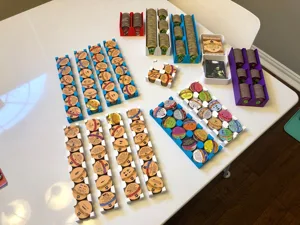 Chip Trays/Insert for Puzzle Strike (3rd Edition) + Shadows Expansion