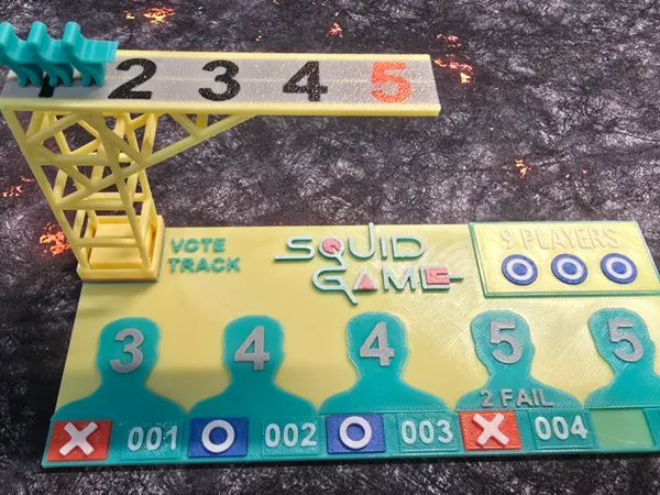 The Squid Game: The Resistance Avalon Token Set