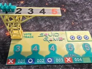 The Squid Game: The Resistance Avalon Token Set
