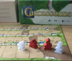 Carcassonne Meeples & Pope