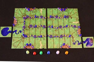 RifRaf Carcassonne Custom Integrated Score Board