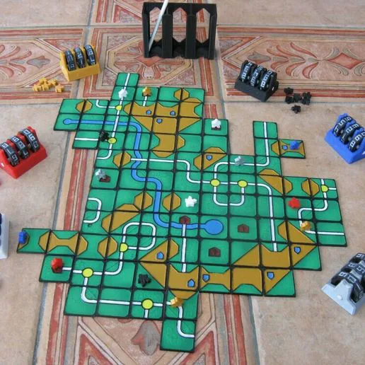 Avignon: Compact Tile based City Building Game (like Carcassonne)