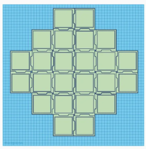 Forbidden Island Game Board Simple