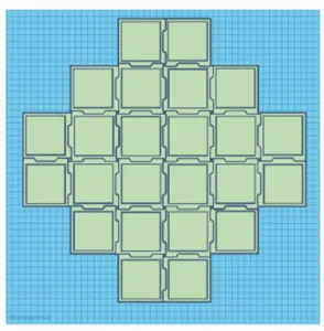 Forbidden Island Game Board Simple