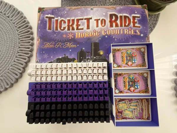 Ticket to Ride Nordic Countries Organizer