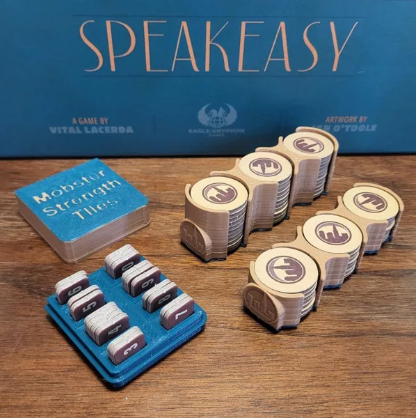 Speakeasy: Mobster Strength Tile Tray and City Token Holders