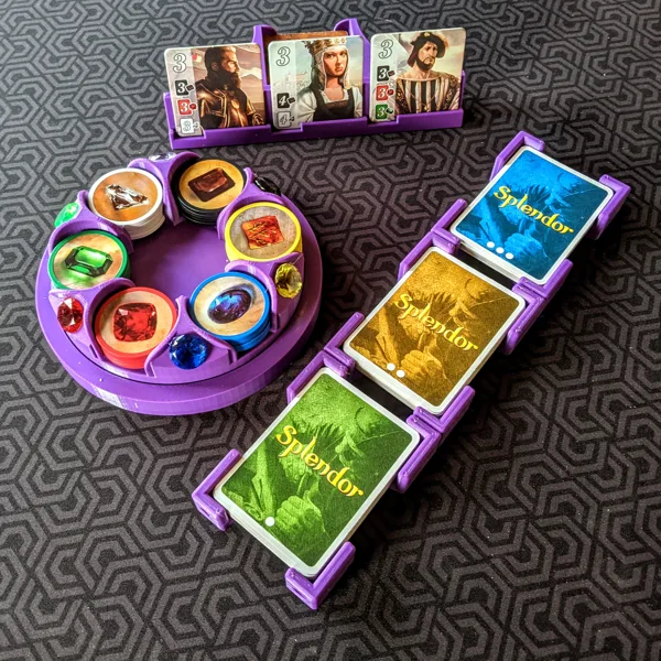 Splendor Gem Tray, Lord Holder and Card Holder