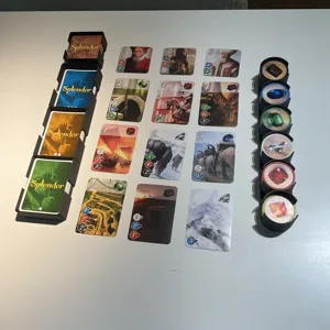 Splendor Board Game Chip and Card Holders