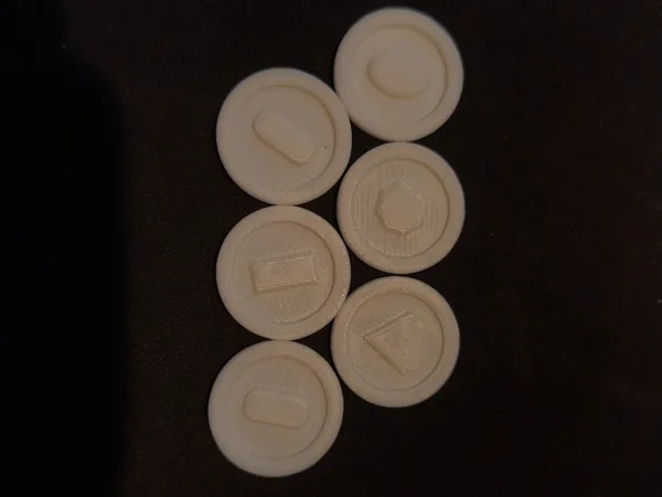 Splendor game tokens set