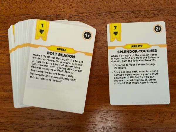 Daggerheart - Splendor Domain Cards