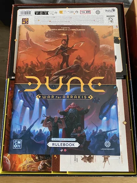 Dune: War for Arrakis insert