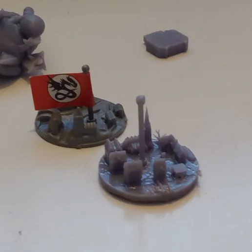 Village Token - for grand strategy fantasy games, which are made in workshops, and involve Supervisors of Dragons and Supranational Economic Unions