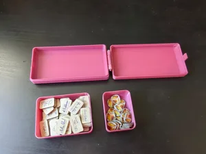 The Taverns of Tiefenthal token box with trays