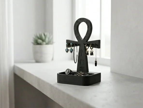 Egyptian Ankh Jewelry Stand & Organizer