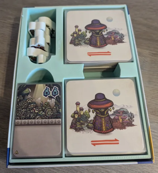 Insert for the board game Faraway