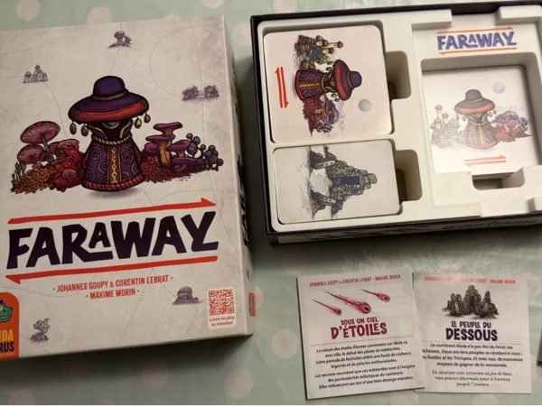 Faraway (with expansions) Game Insert