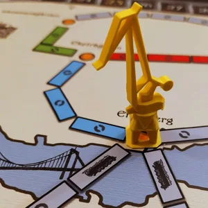 Harbour crane for Ticket to Ride Gothenburg (station replacement)