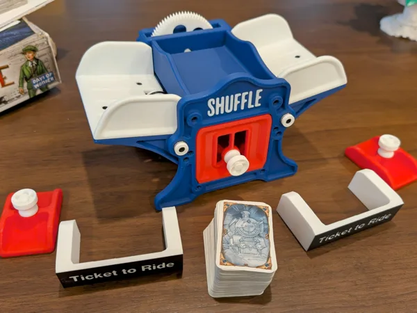 Ticket to Ride - Inserts for Bambu Card Shuffler