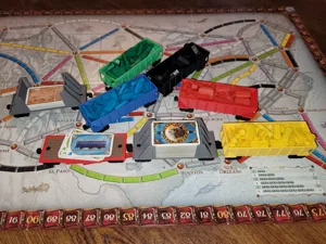 Ticket to Ride Train Token and Card Holder