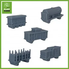 Train Set - Ticket to Ride - Board Game Component Set