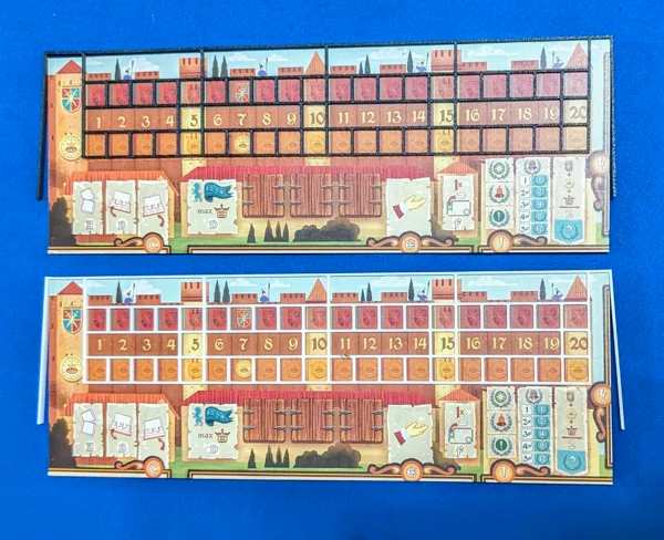 Coimbra Board Game - Player board (cut) snap-on