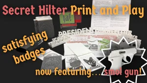Secret Hitler - Print and Play - With Custom Badges